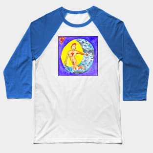 Cosmic Sacred Masculine Baseball T-Shirt